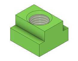 Porca Quadrada M16x2 mm
