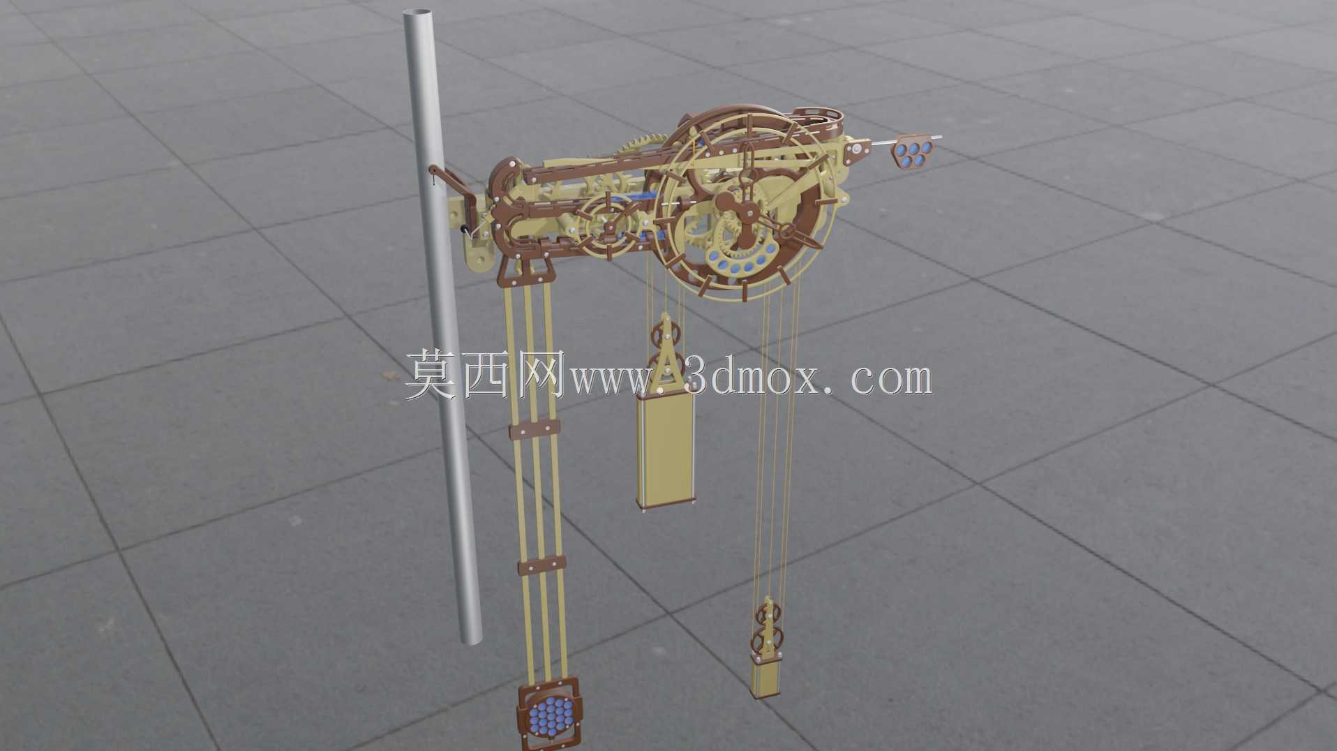 3D打印烟囱时钟