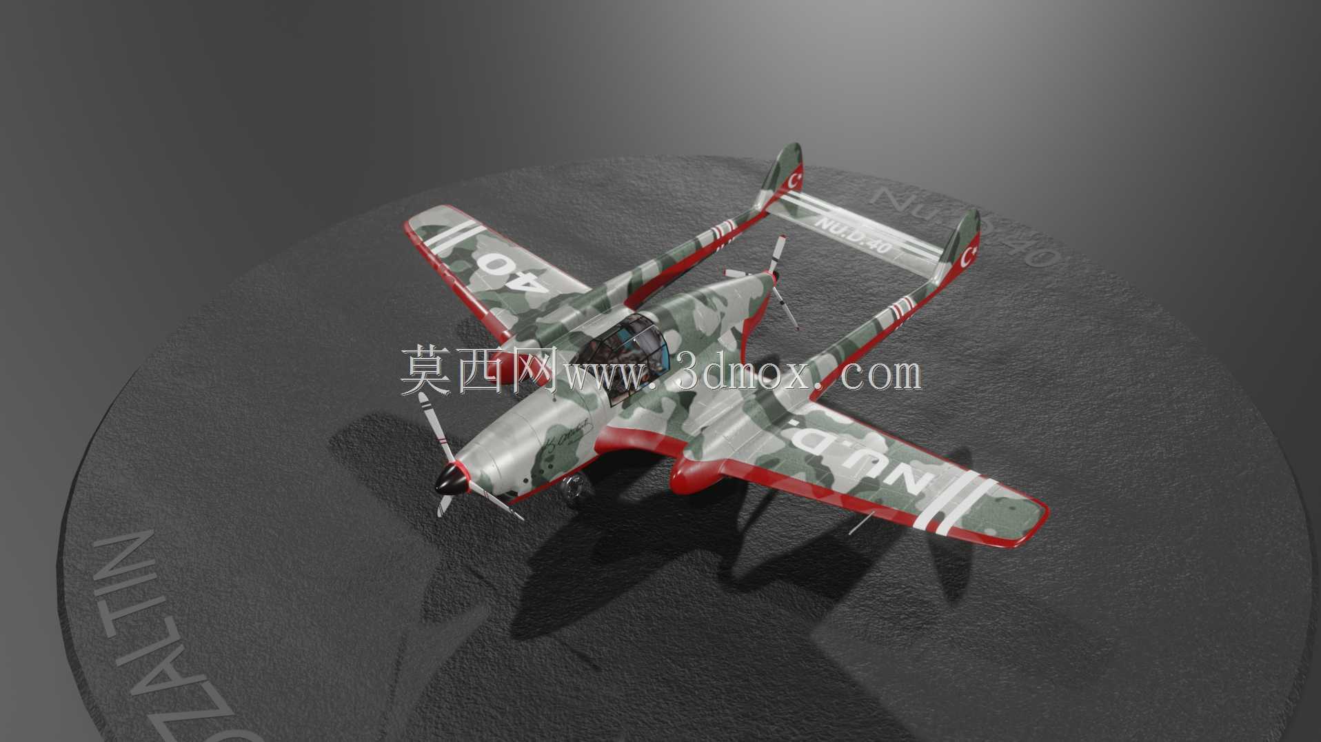第一架土耳其战斗机-Nu.D.40-Nuri Demira?