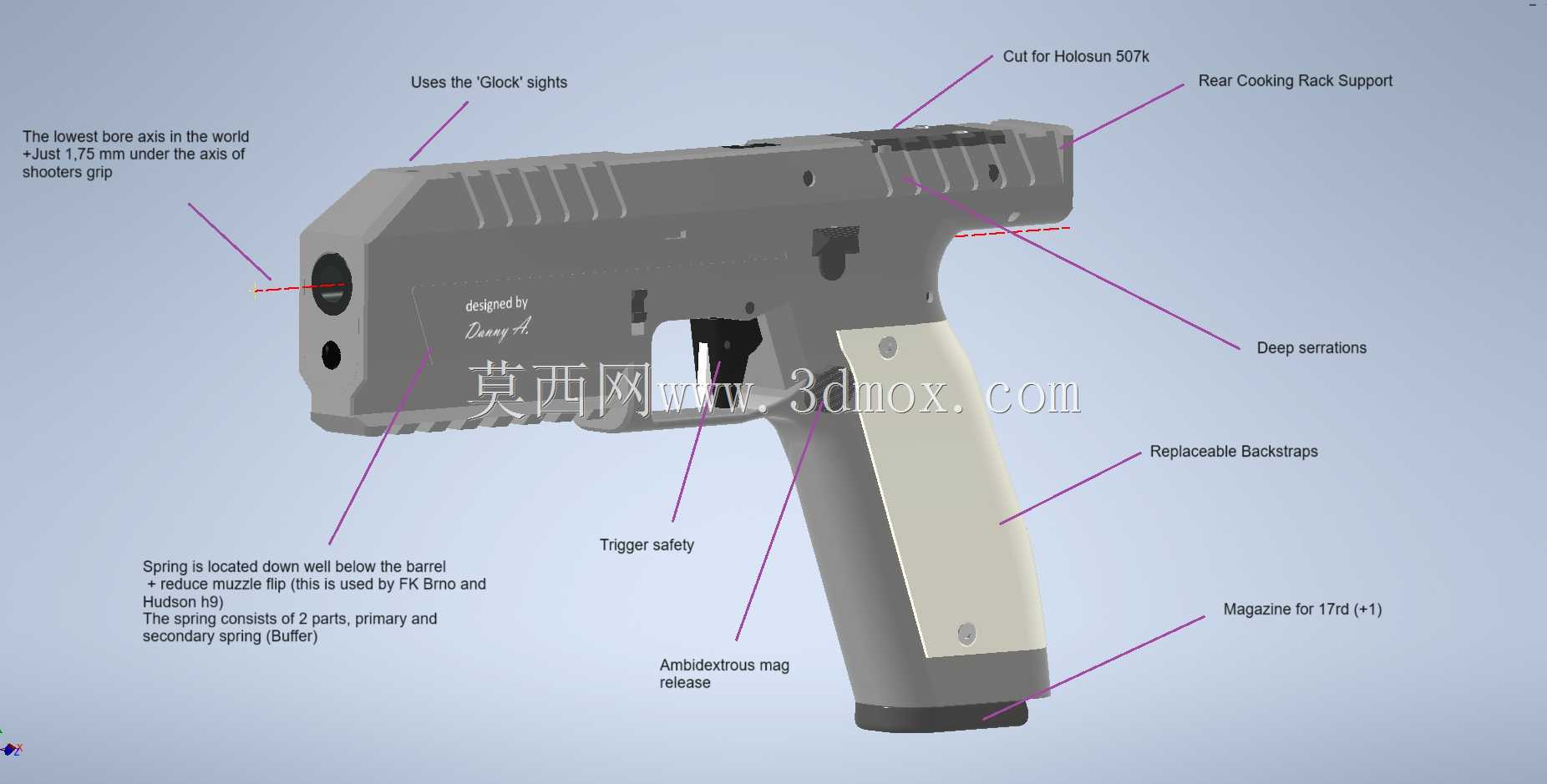 Vz。2-世界上膛轴最低的手枪原型
