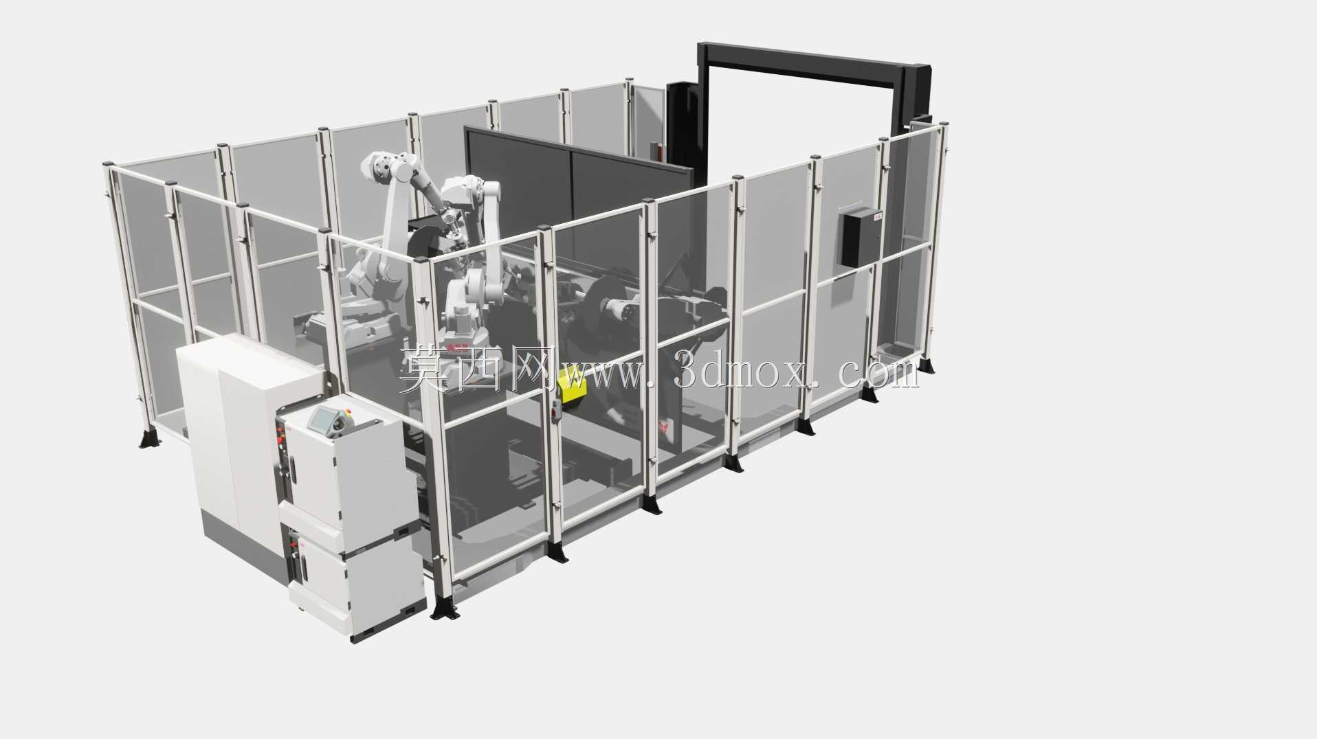 ��ҵ-FULL Procees 3Dģ���˶����ӻ�����ABB������4K VR 360��