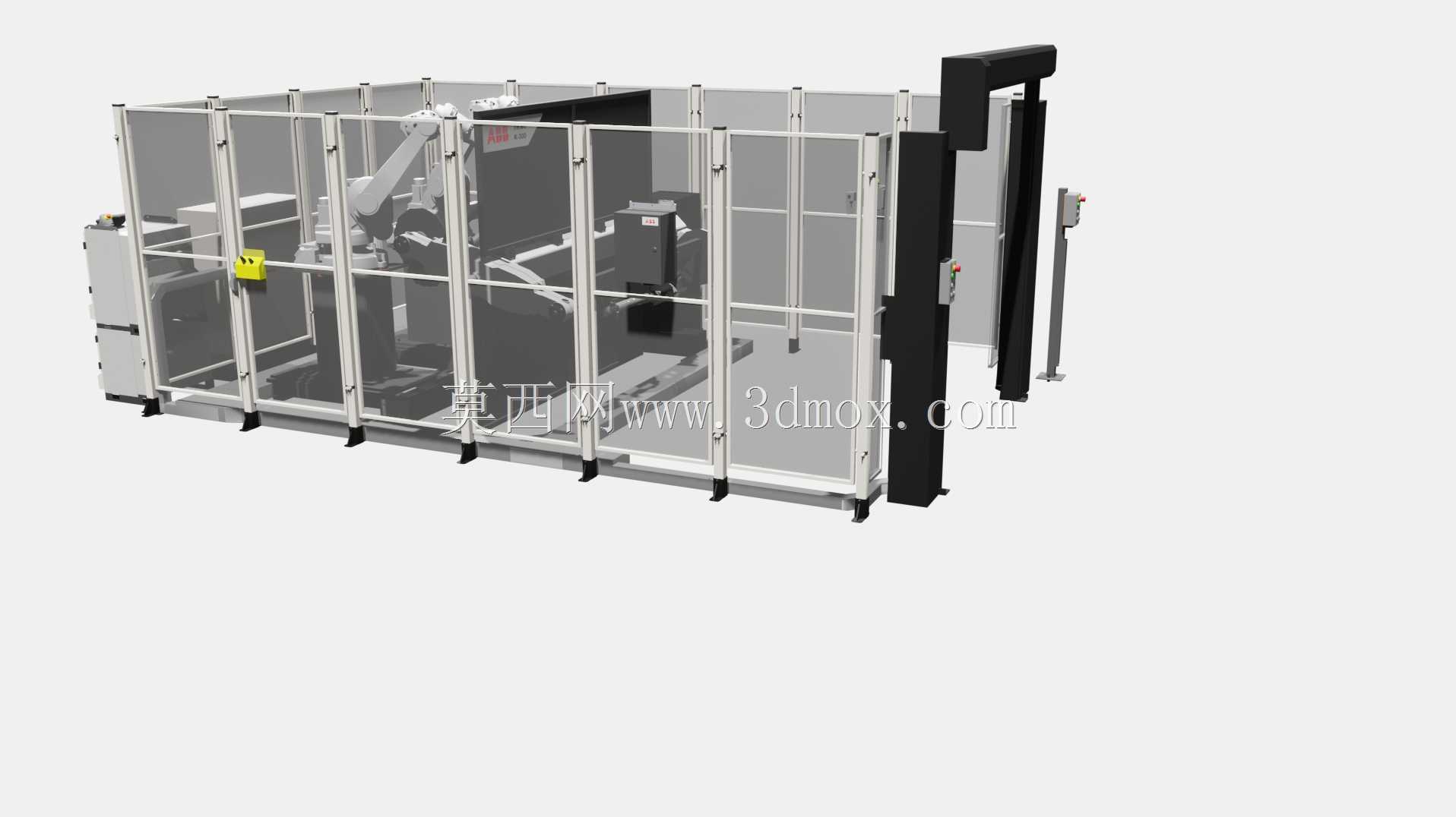 ��ҵ-FULL Procees 3Dģ���˶����ӻ�����ABB������4K VR 360��