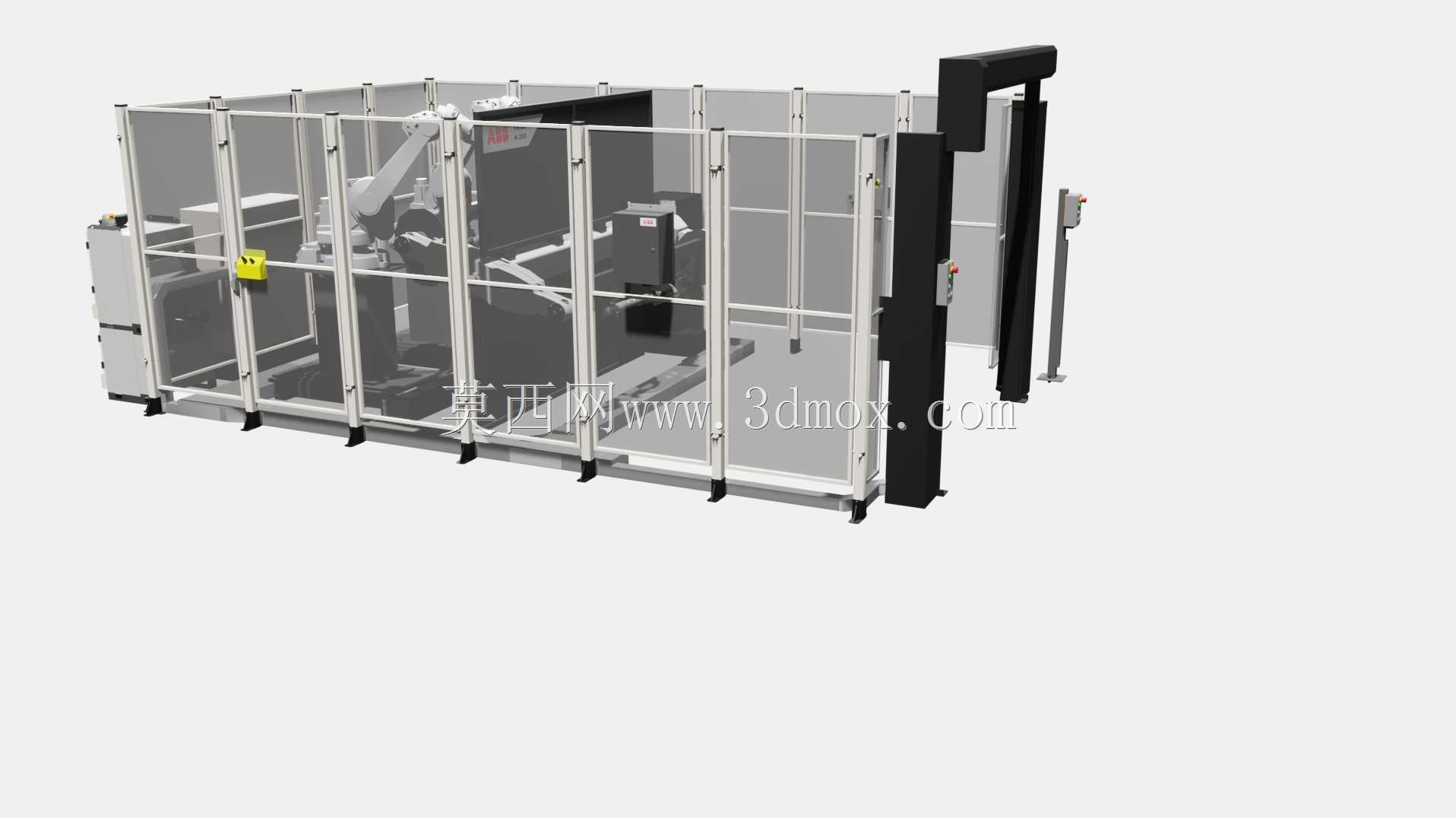 ��ҵ-FULL Procees 3Dģ���˶����ӻ�����ABB������4K VR 360��