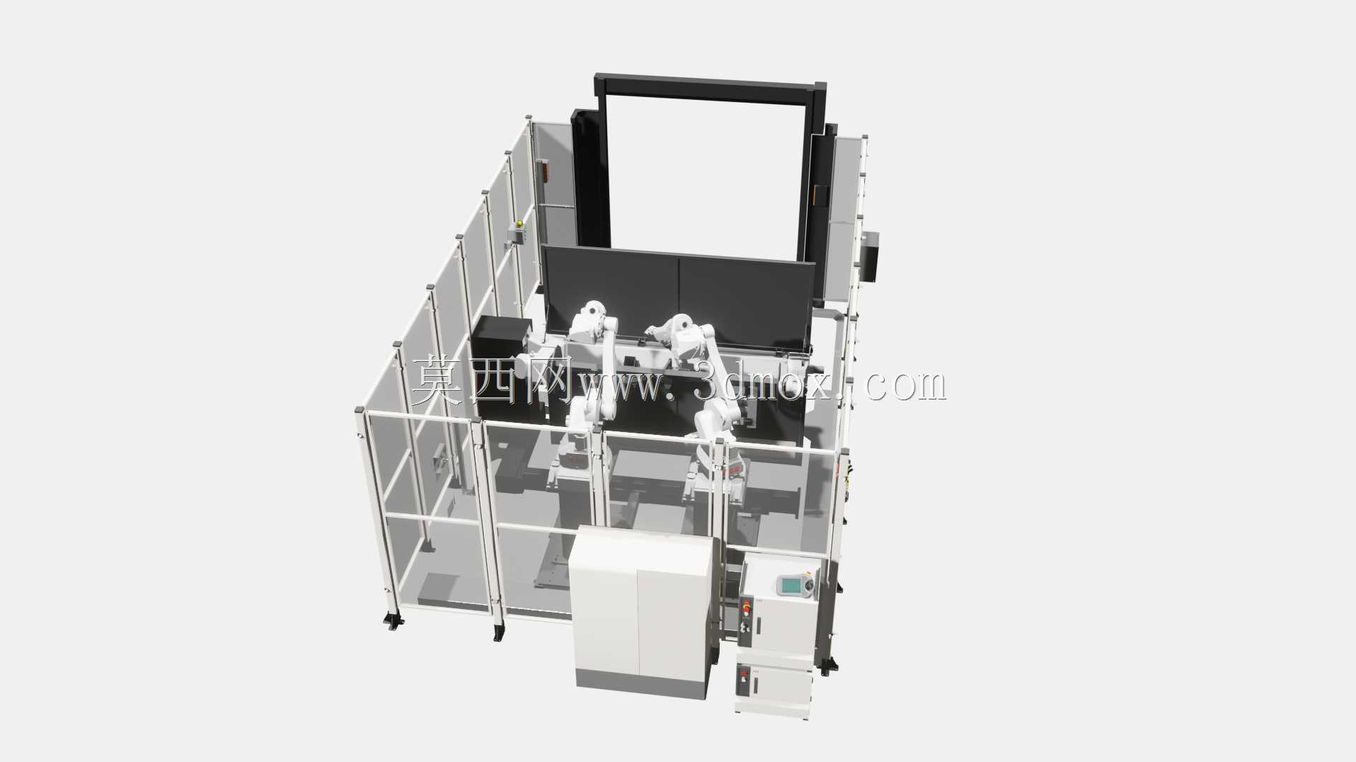 ��ҵ-FULL Procees 3Dģ���˶����ӻ�����ABB������4K VR 360��