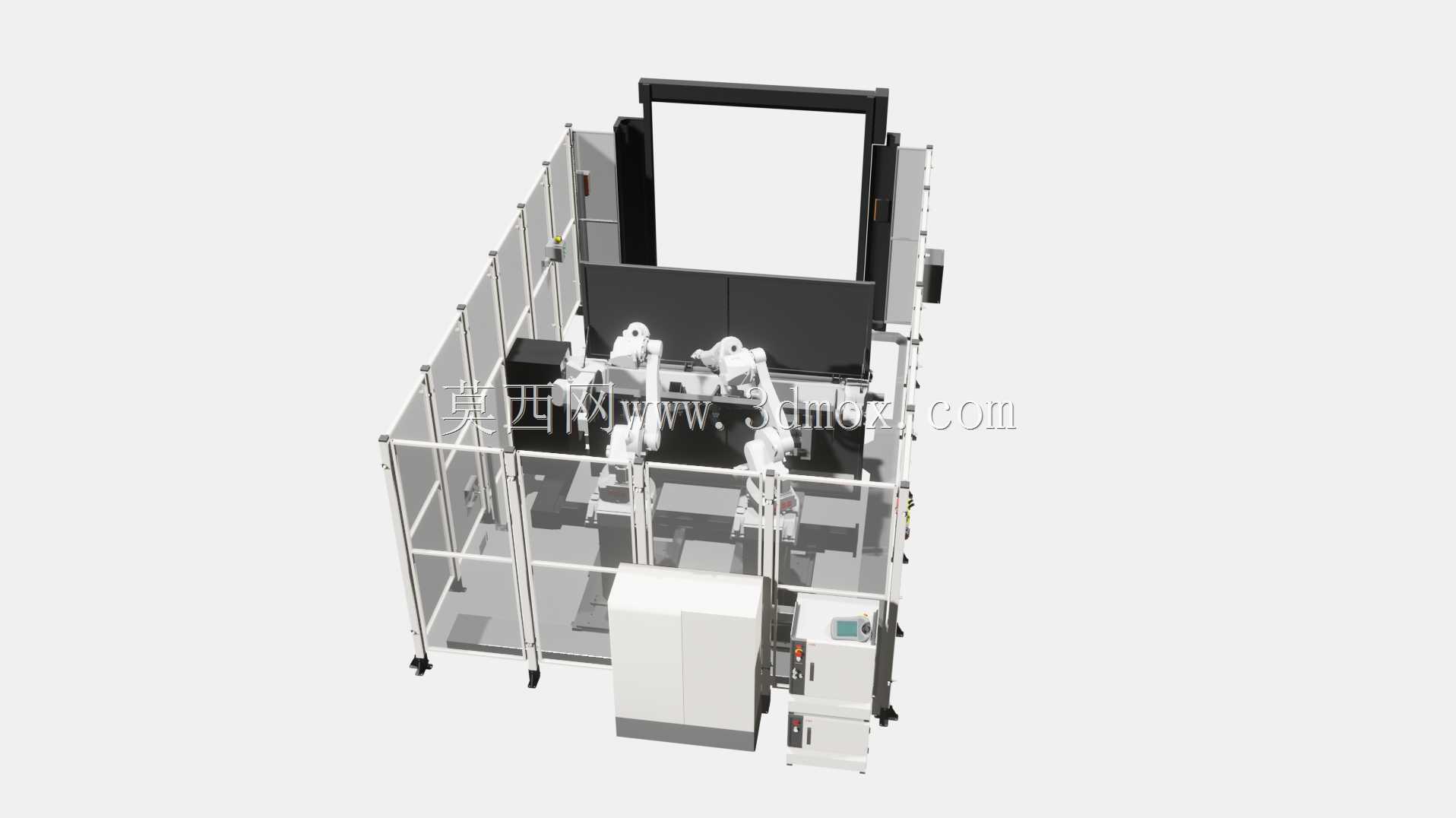 ��ҵ-FULL Procees 3Dģ���˶����ӻ�����ABB������4K VR 360��