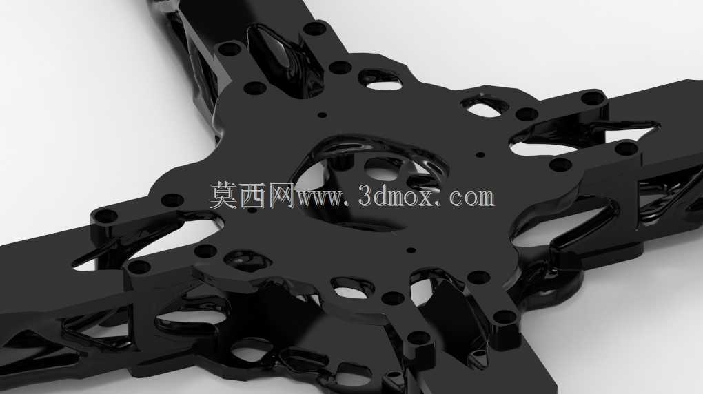 无人机四旋翼机框架完全可打印