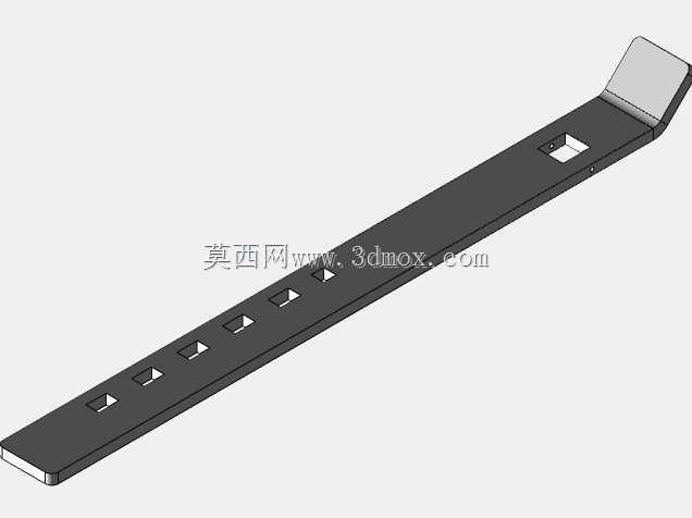 便携式笔记本电脑支架3D模型