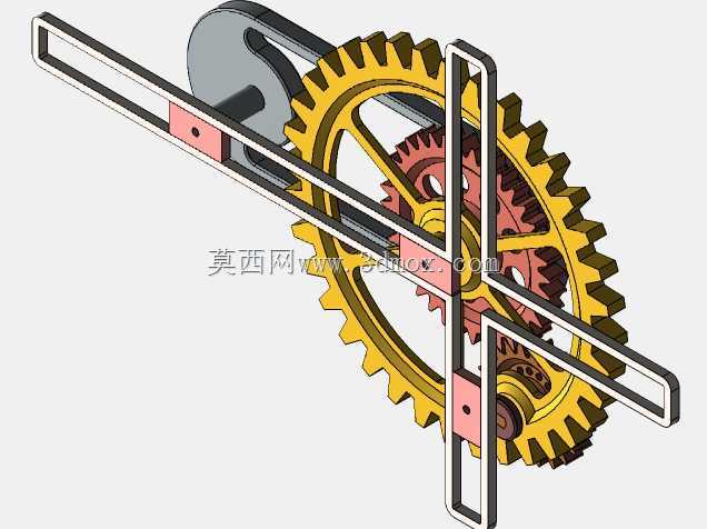 3档滑杆机构