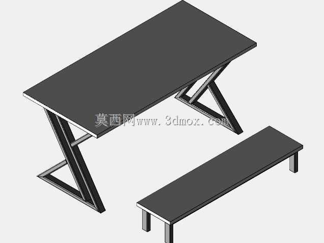 实体家具设计:工业桌设计