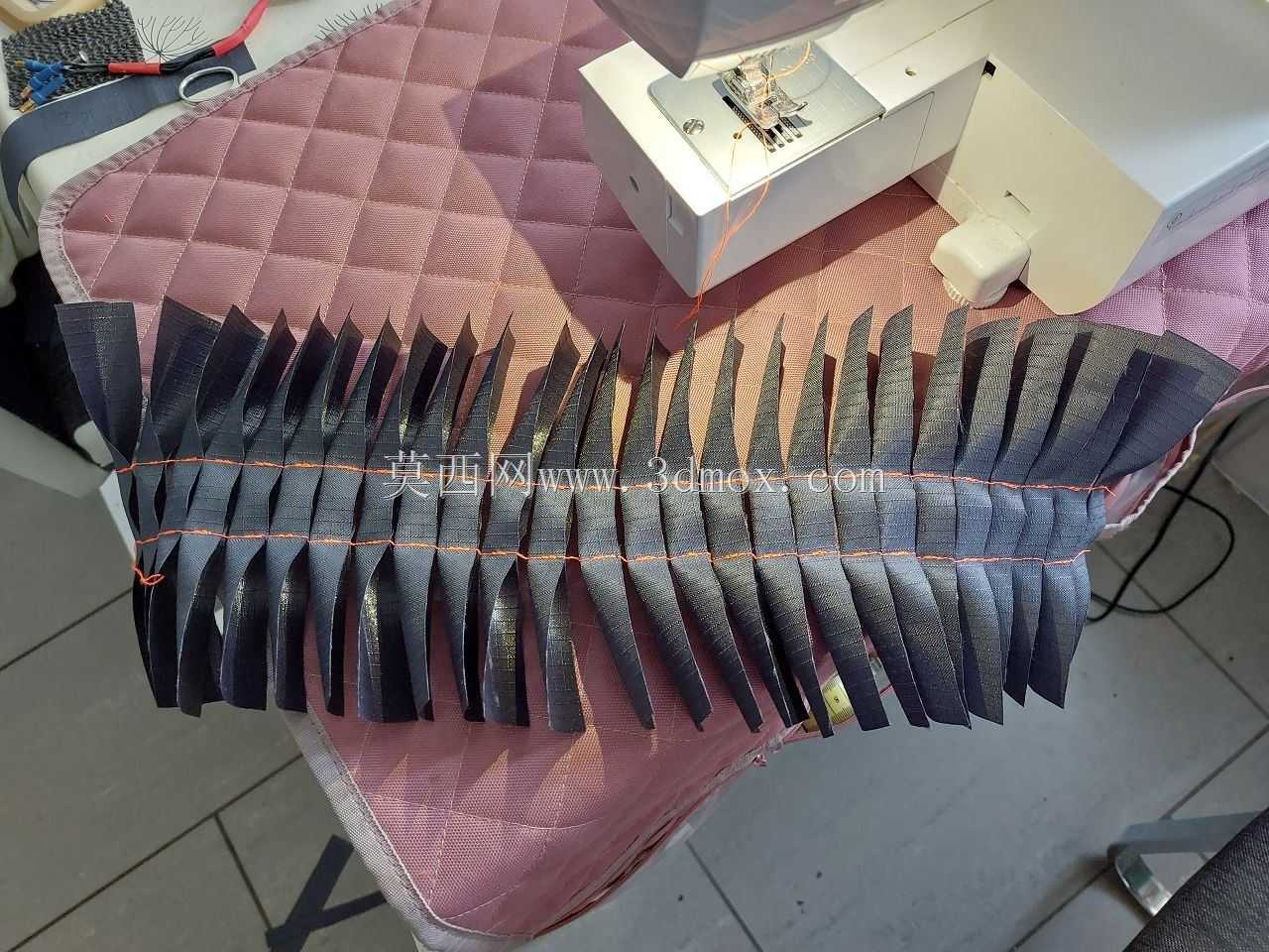 一号和二号底盘的带指袋裙