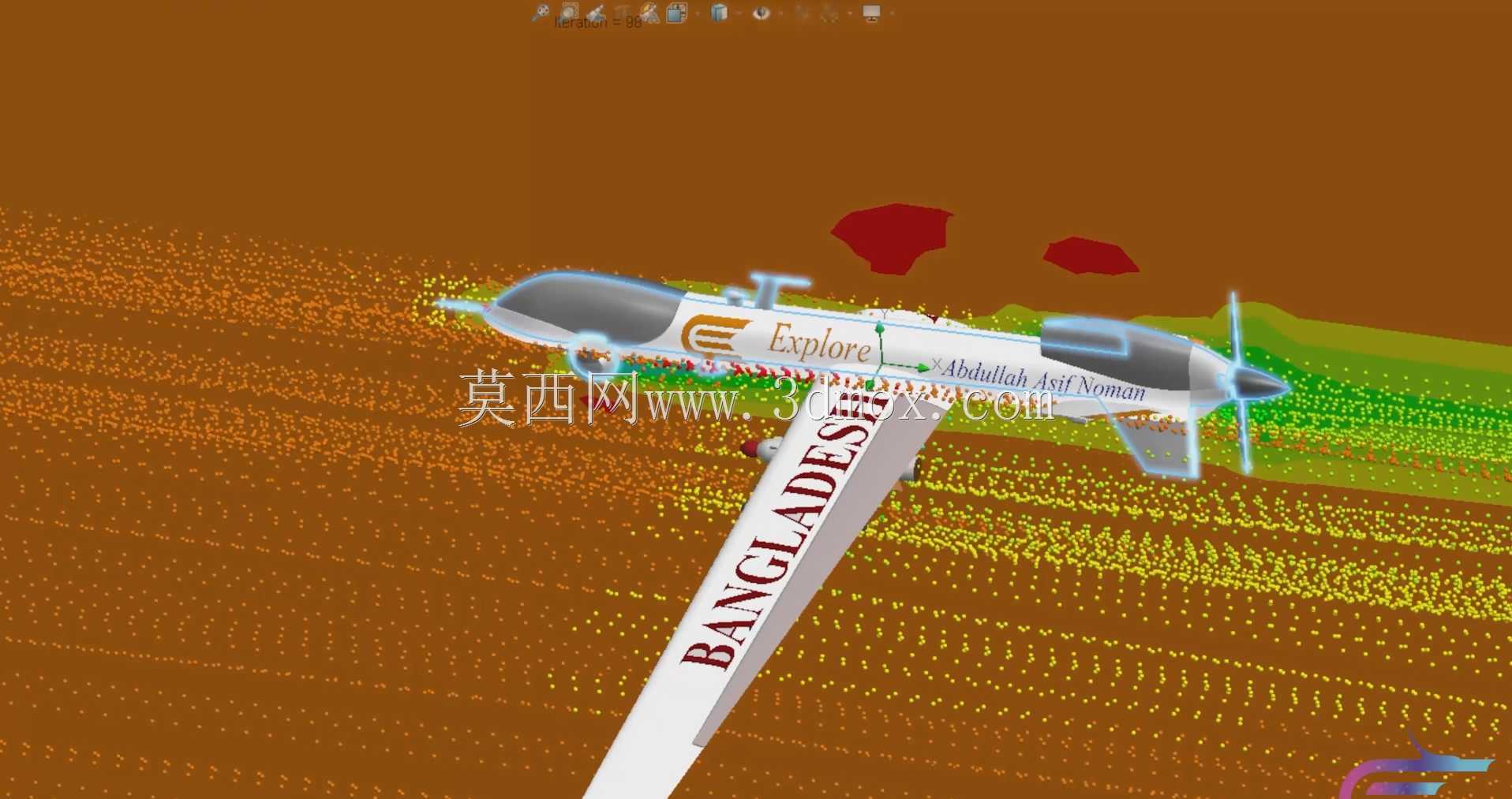 ����CFD�������ά���˻�ģ��