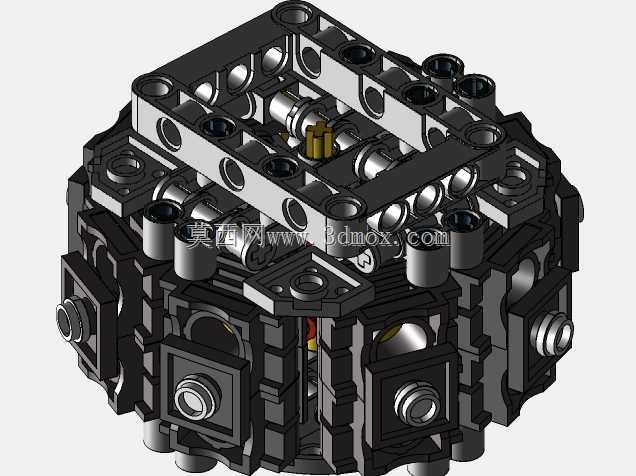 LEGO TECHNIC摩纳哥Trossi发动机
