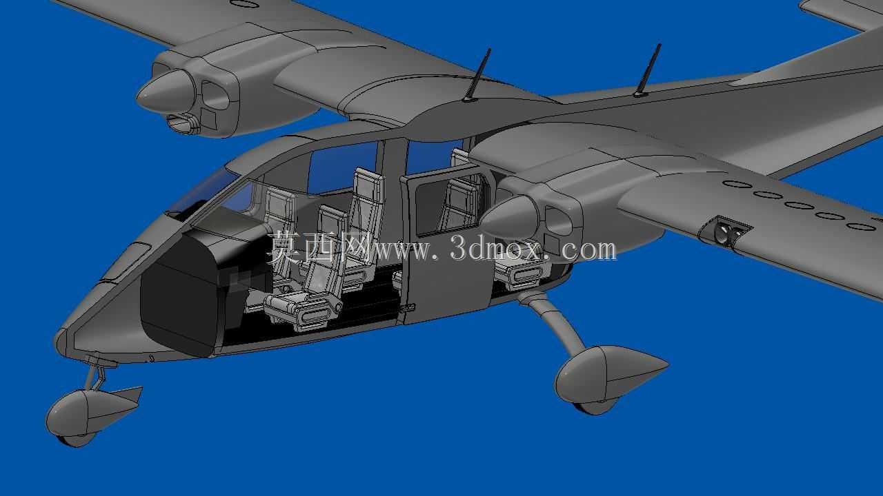 比例模型飞机Partenavia P.68 Victor