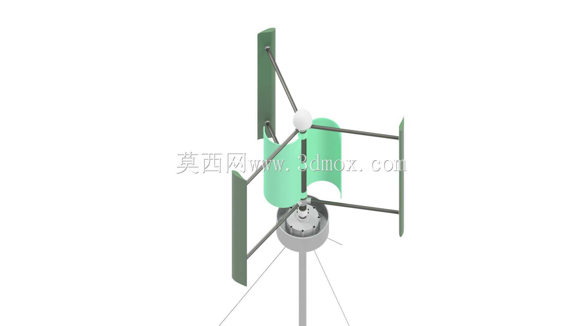 混合式垂直风力涡轮机