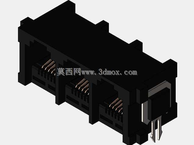 ��������ģ�黯������3�˿ڣ�6P6C��RJ12-53B66-311101