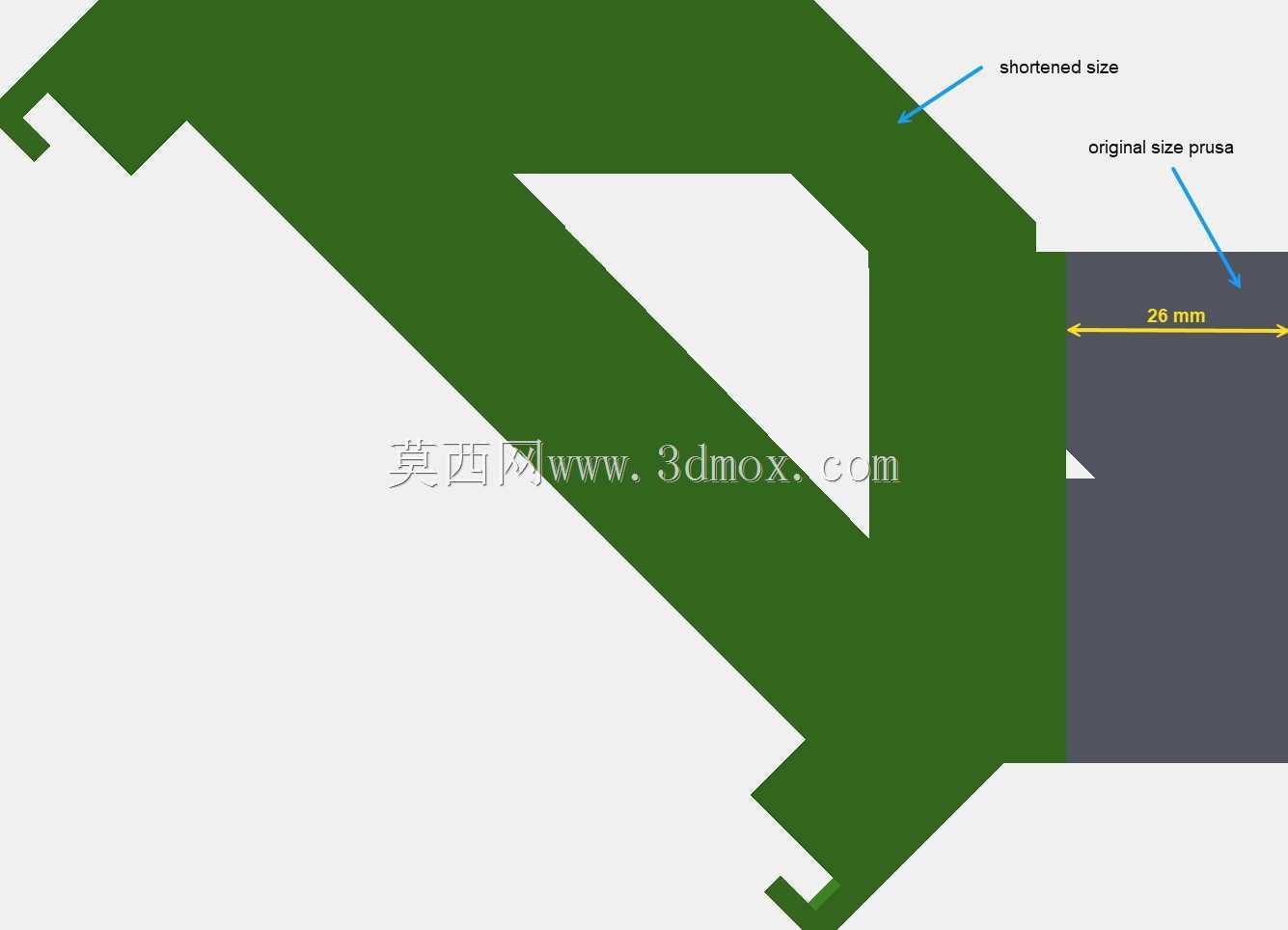 LCD Prusa MK3S+侧面安装-水平安装