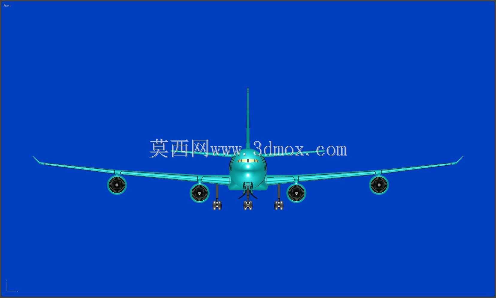 空客A340-600飞机实体装配模型