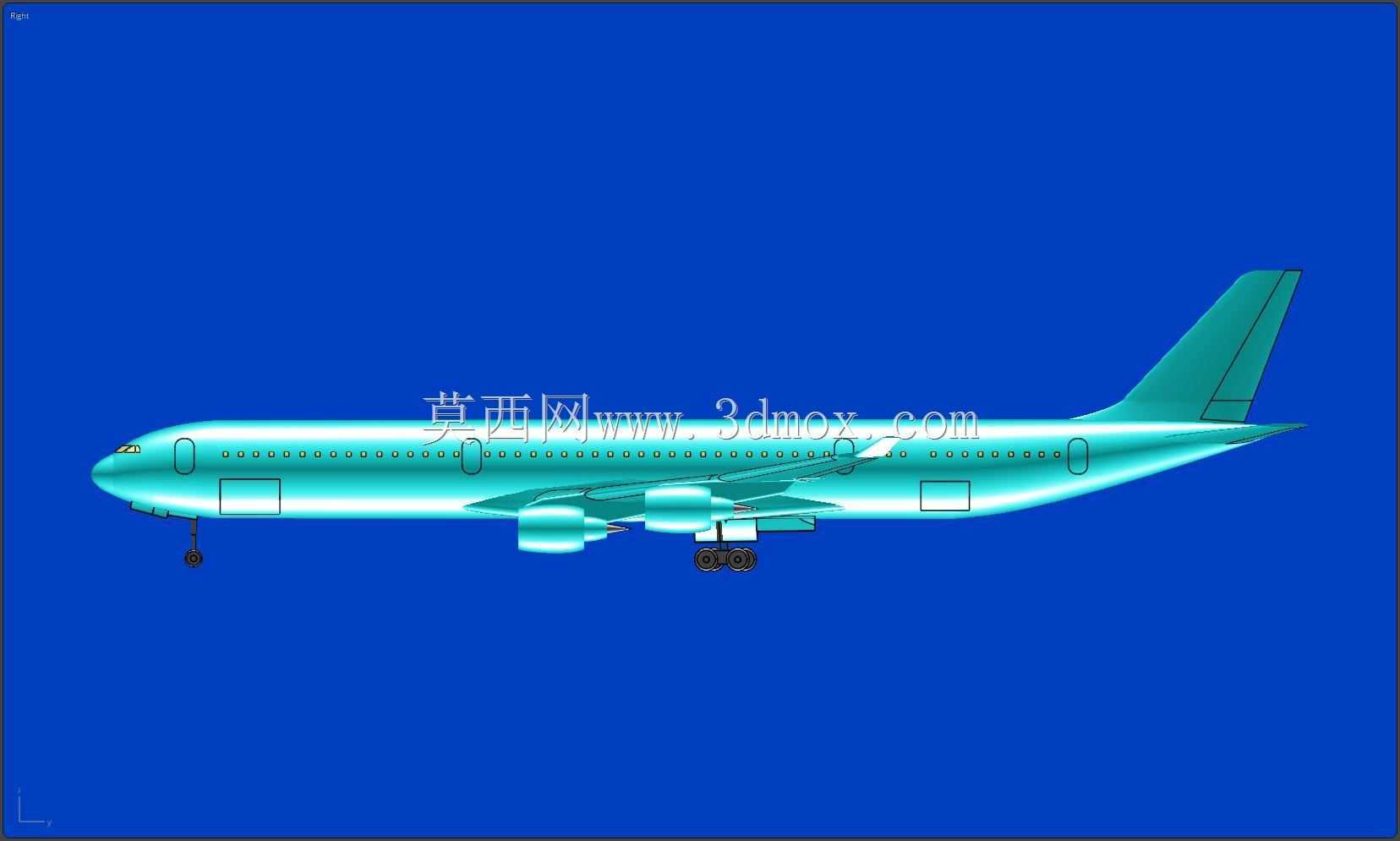 空客A340-600飞机实体装配模型