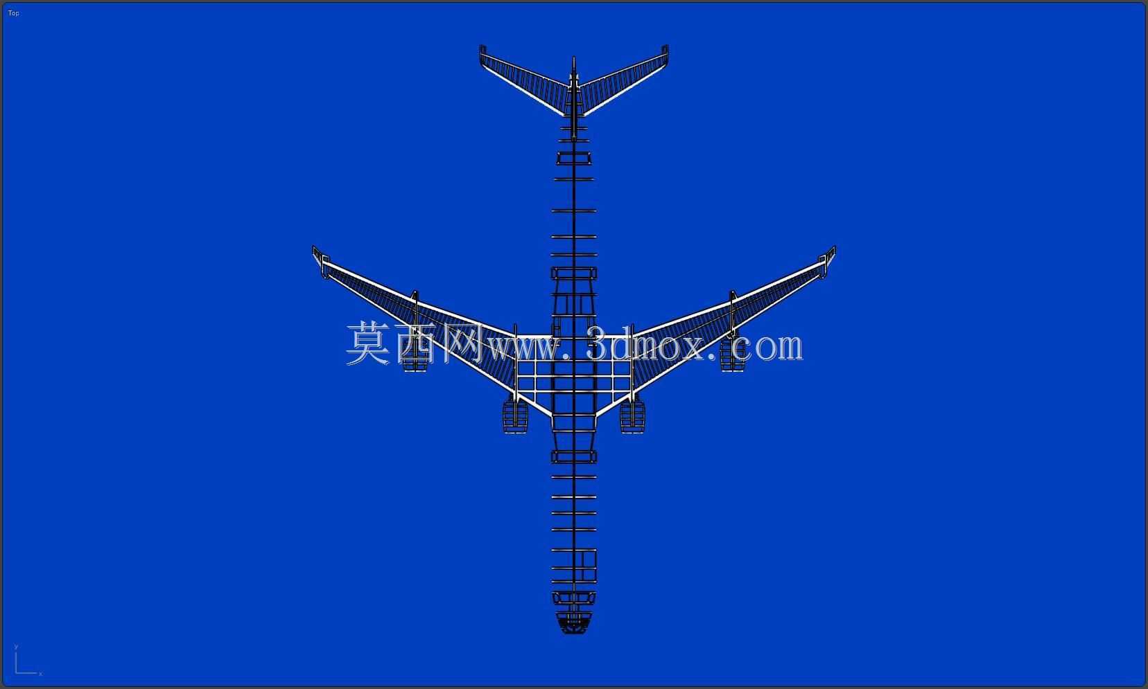 空客A340-600飞机实体装配模型