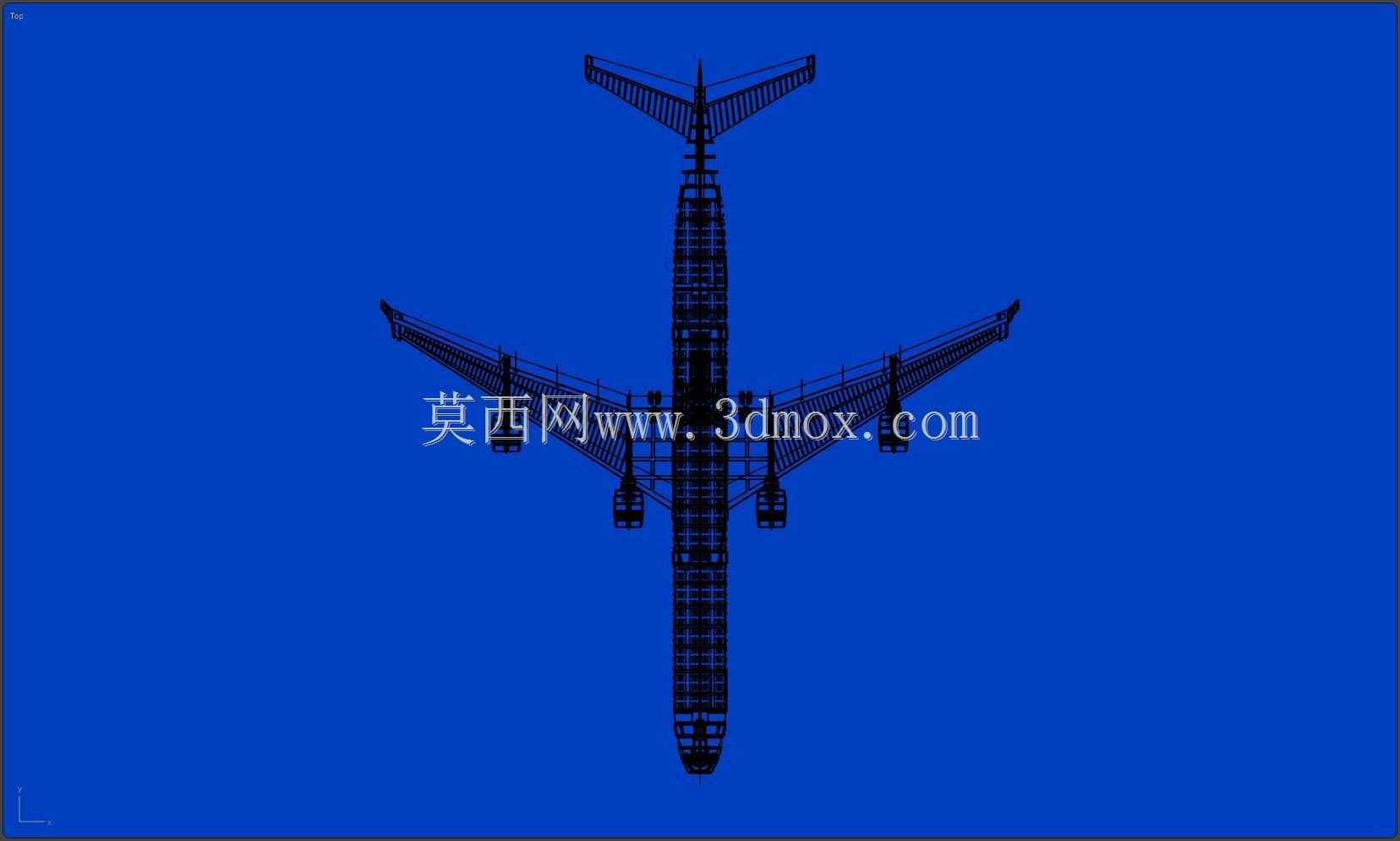 空客A340-600飞机实体装配模型