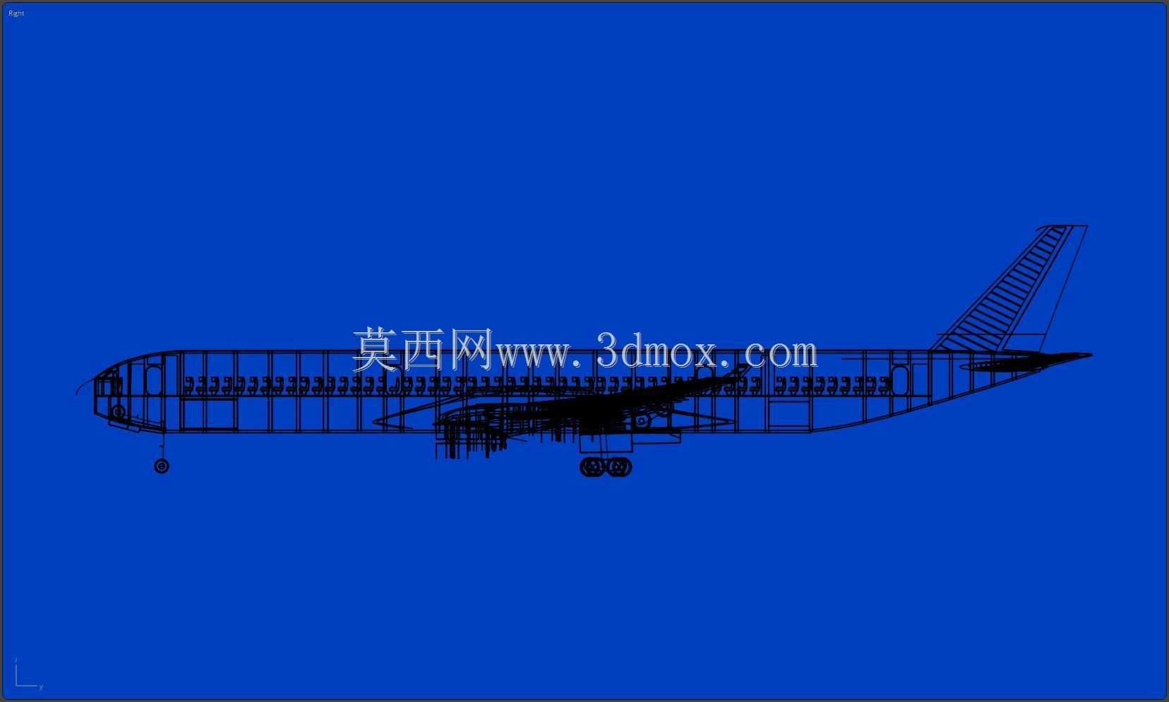 空客A340-600飞机实体装配模型
