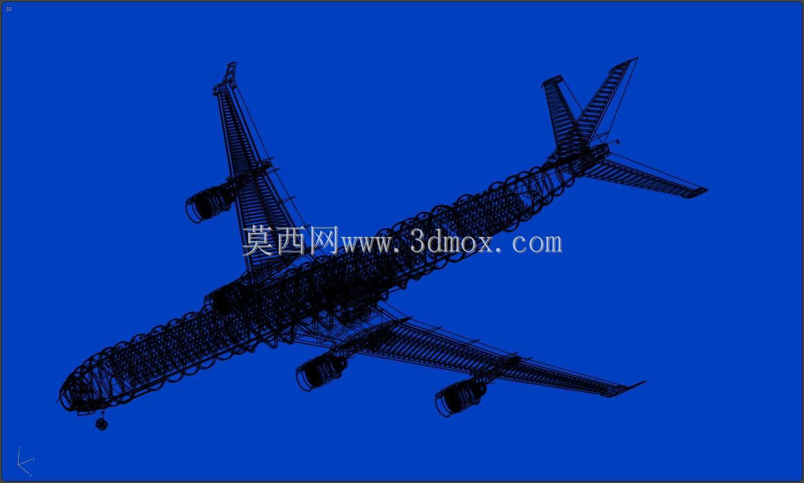 空客A340-600飞机实体装配模型