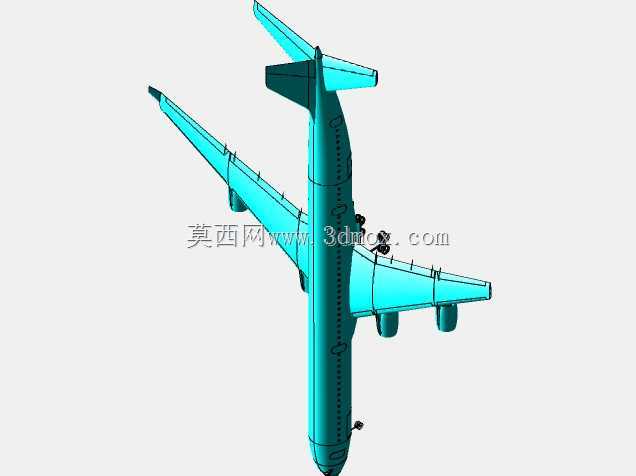 空客A340-600飞机实体装配模型