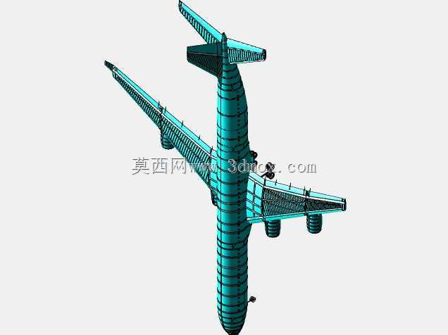空客A340-600飞机实体装配模型