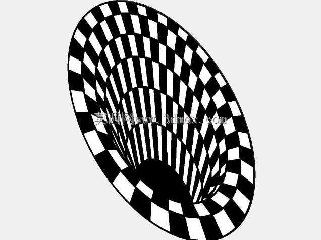 孔激光切割效果3D,用于墙壁的激光切割