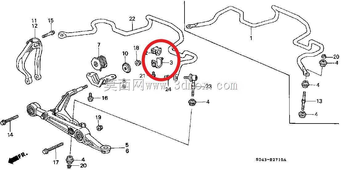 思域6的前摇摆杆支架总成。来自integra DA7的后摇摆杆支架总成。