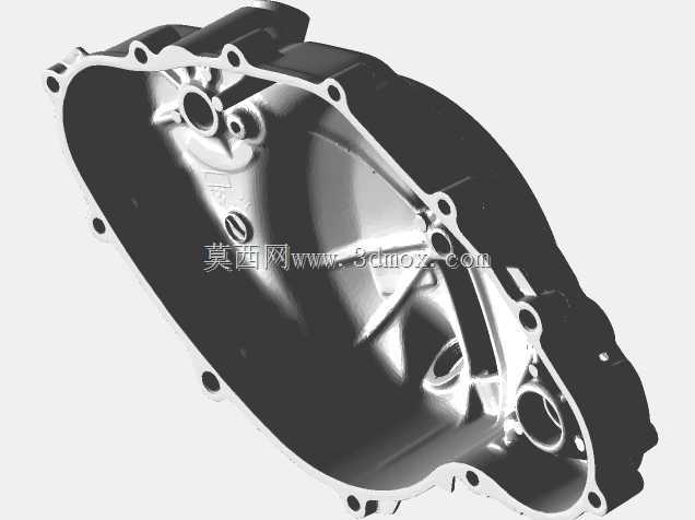 Suzuku RGV 250发动机离合器盖3D扫描