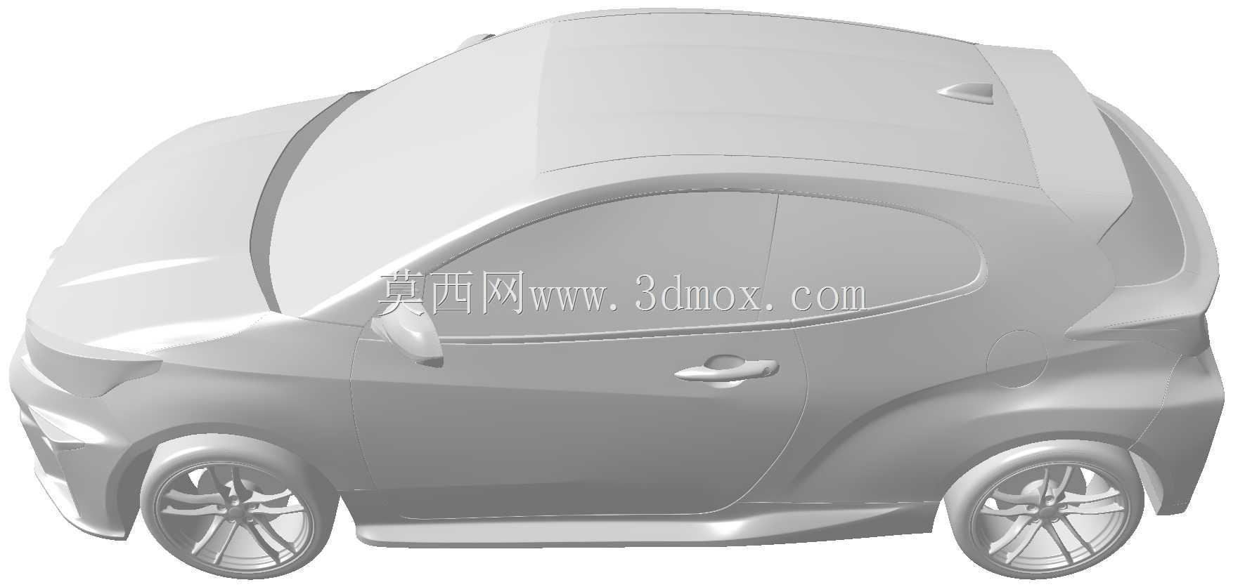 丰田GR Yaris 2022固体CFD或3D打印3D模型