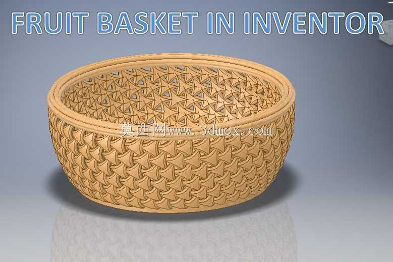 Autodesk Inventor中的果篮|| Inventor教程||复杂的Inventor工程图|| Inventor Cad