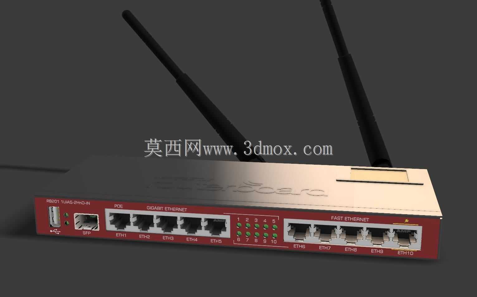 Mikrotik路由器板RB201UiAS-2HnD-IN
