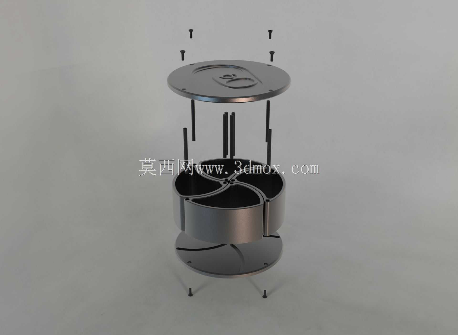 储物箱模型3D打印模型