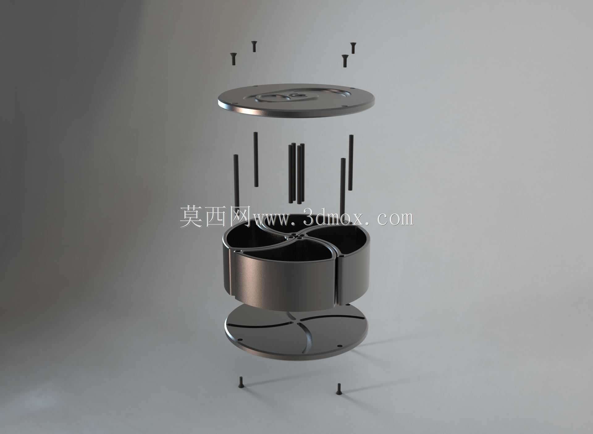 储物箱模型3D打印模型