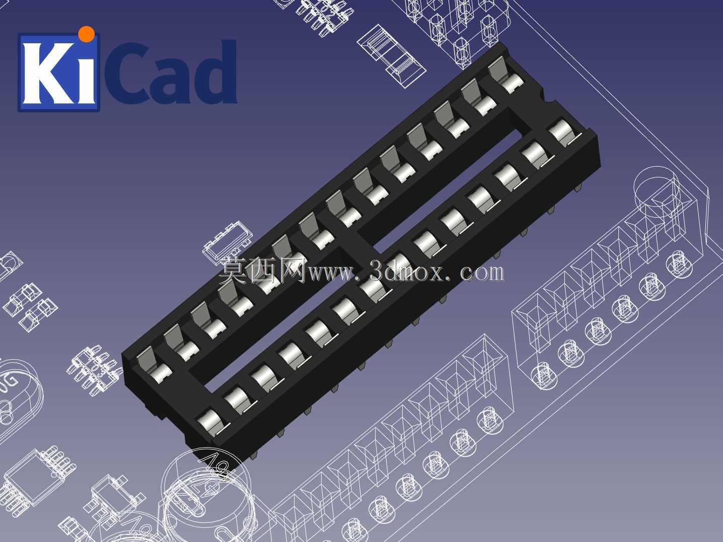 Arduino/Arduino克隆-KiCAD的IC插座