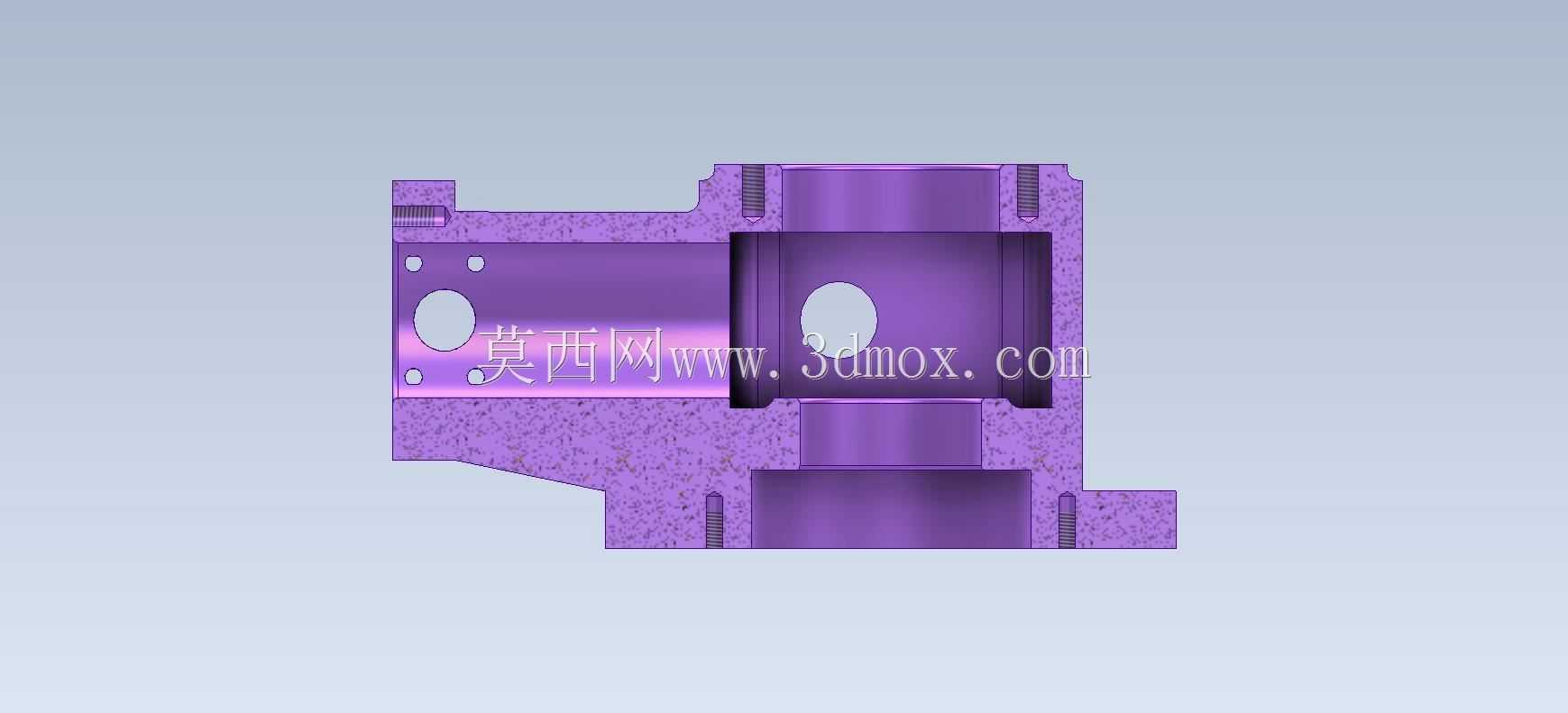 三维CAD基础练习/箱体和壳体零件绘图建模-泵体/Cuerpo de Bomba/Autodesk Inventor Pro