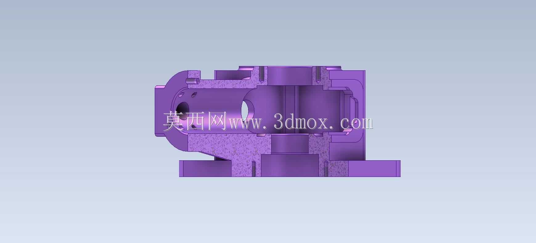 三维CAD基础练习/箱体和壳体零件绘图建模-泵体/Cuerpo de Bomba/Autodesk Inventor Pro