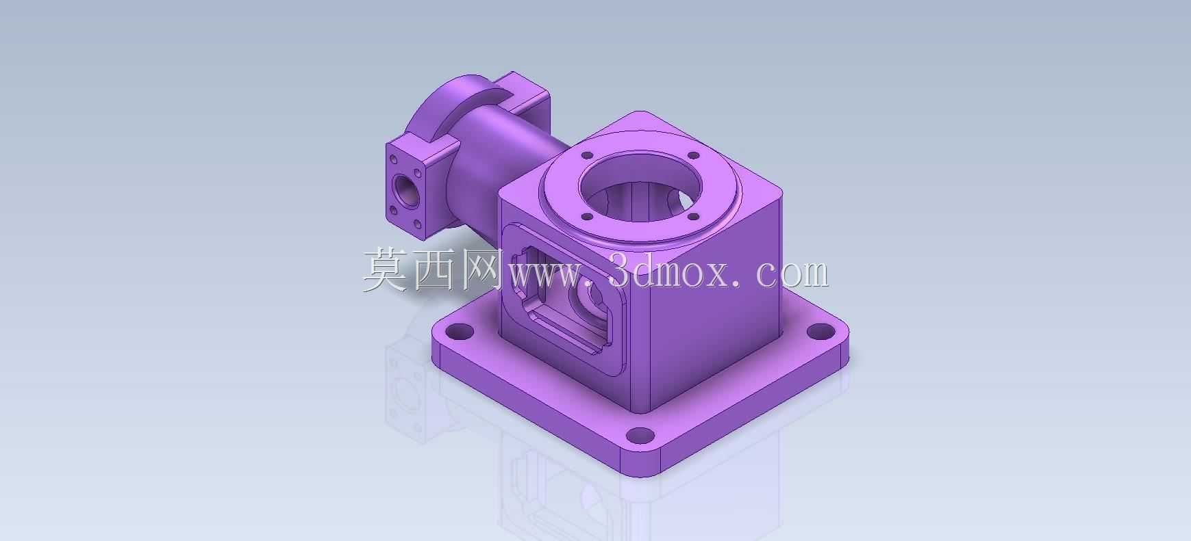 三维CAD基础练习/箱体和壳体零件绘图建模-泵体/Cuerpo de Bomba/Autodesk Inventor Pro