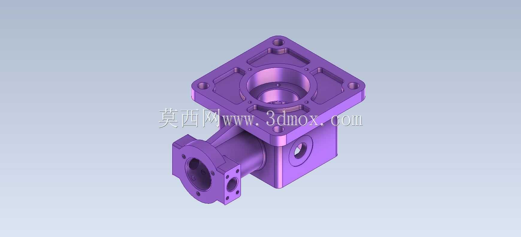 三维CAD基础练习/箱体和壳体零件绘图建模-泵体/Cuerpo de Bomba/Autodesk Inventor Pro