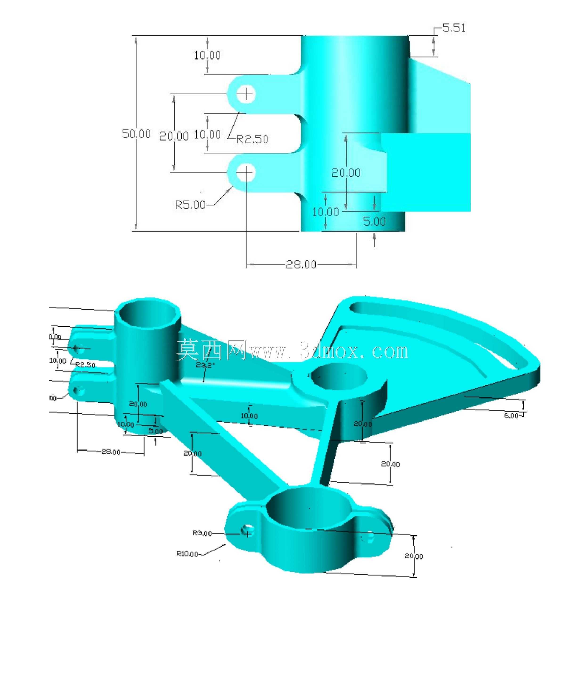 三维CAD基本练习/Autodesk Inventor Pro