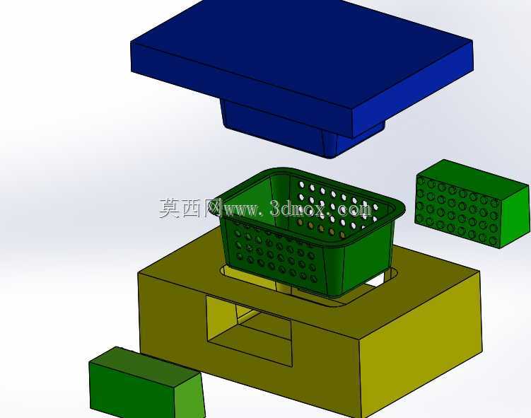 篮模(solidworks)