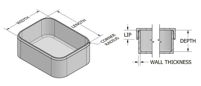 适用于Autodesk Inventor的三维可打印长方体模板。
