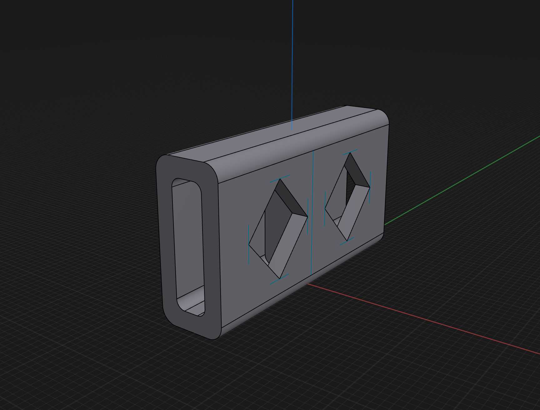 电缆管理器(C型)最小3D打印