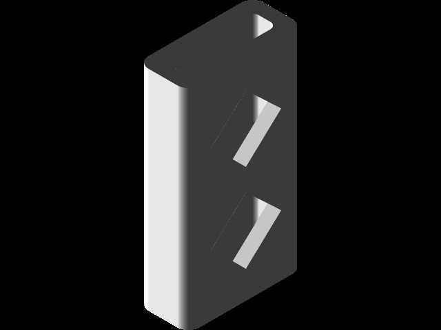 电缆管理器(C型)最小3D打印