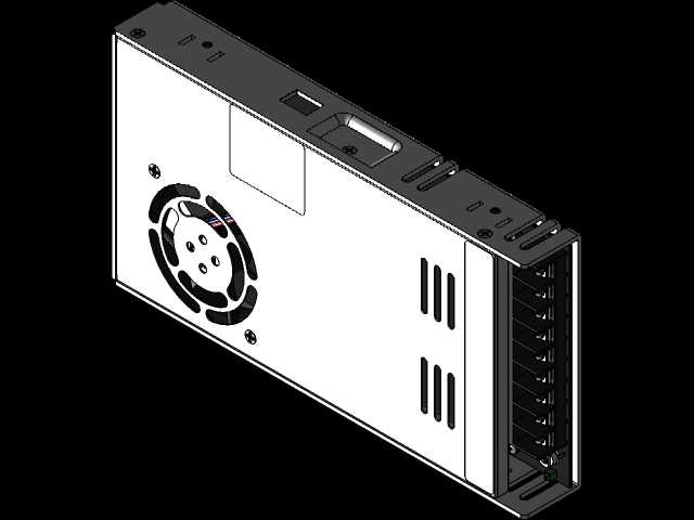 LRS-350 PSU DIN导轨组件