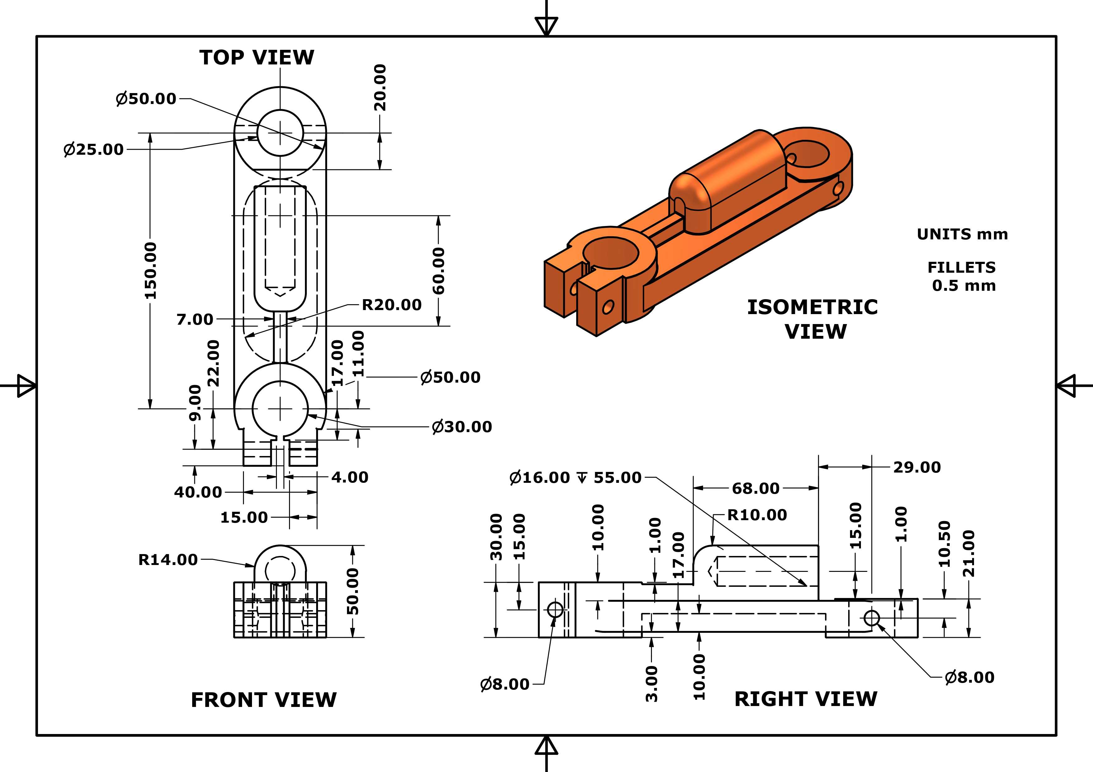 三维CAD基本练习/Autodesk Inventor Pro