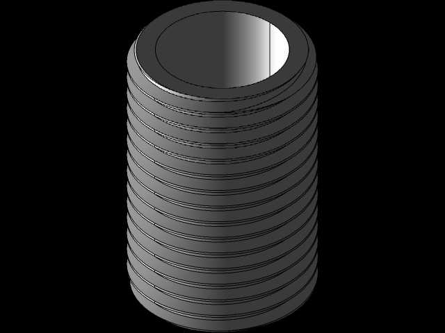 TIGE M10X1H15MM