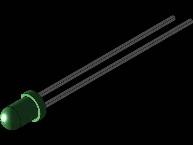 led 3mm verde JMC